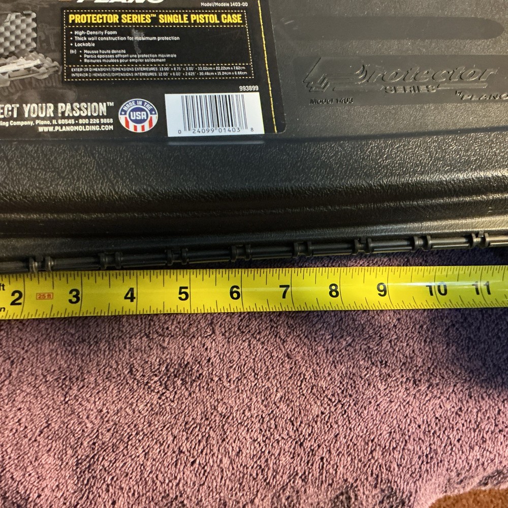 Plano Protector Series Model 1403-00 Single Pistol Case