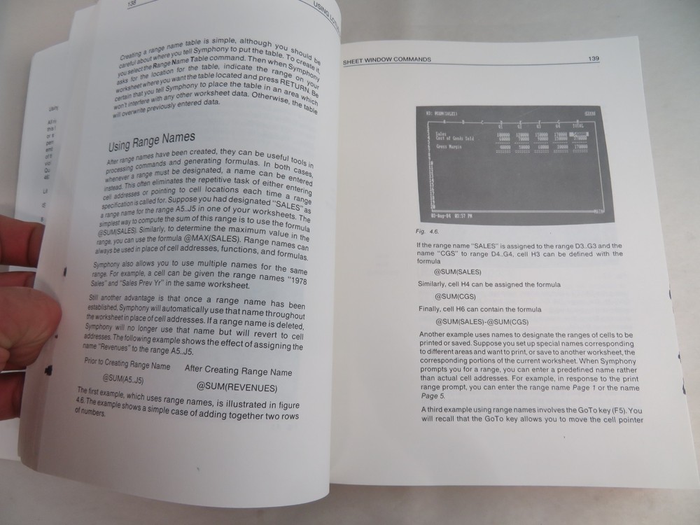 QUe Using Symphony Program Paperback 1984