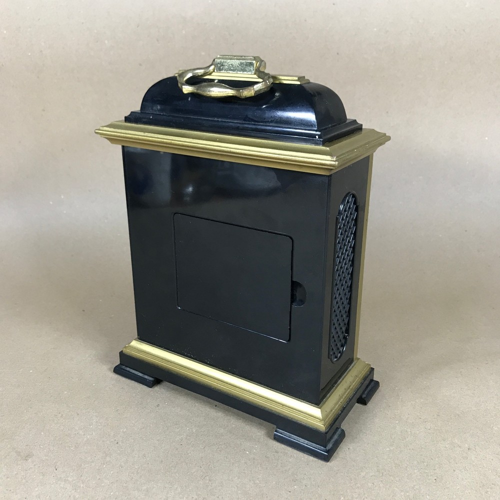 Timemaster Black and Gold Mantle Clock