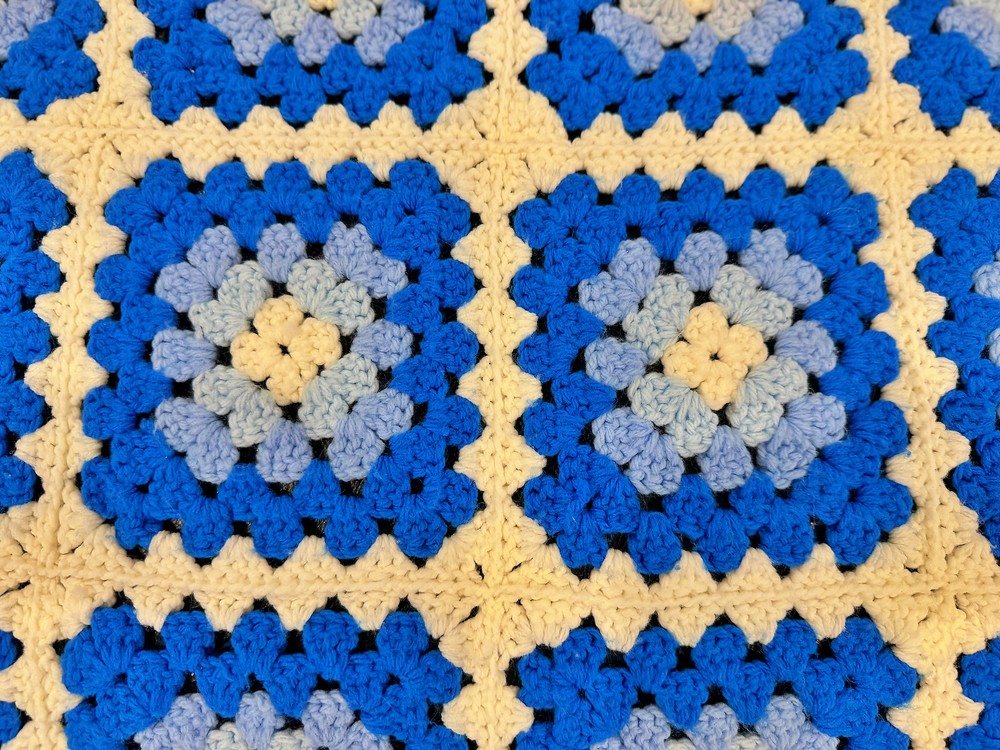 Granny Square Cottage Blanket Throw