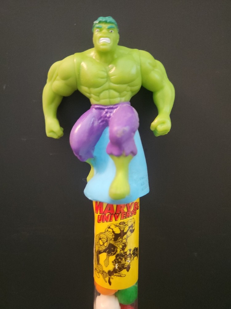 Marvel Universe Incredible Hulk Finger Puppet Topper Candy Unopened 1993