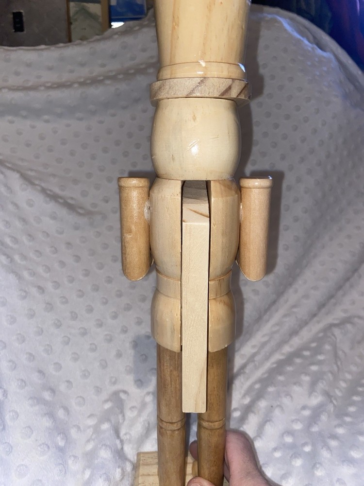 14.5" Natural Wood Drummer Nutcracker