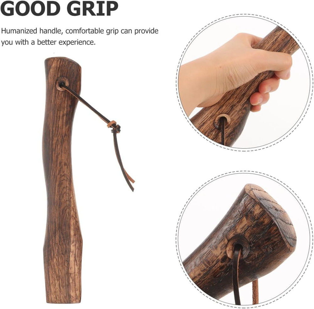 Wood Axe Handle Replacement Short Hatchet Handle 10.63 Inch Comfortable Grip Eas