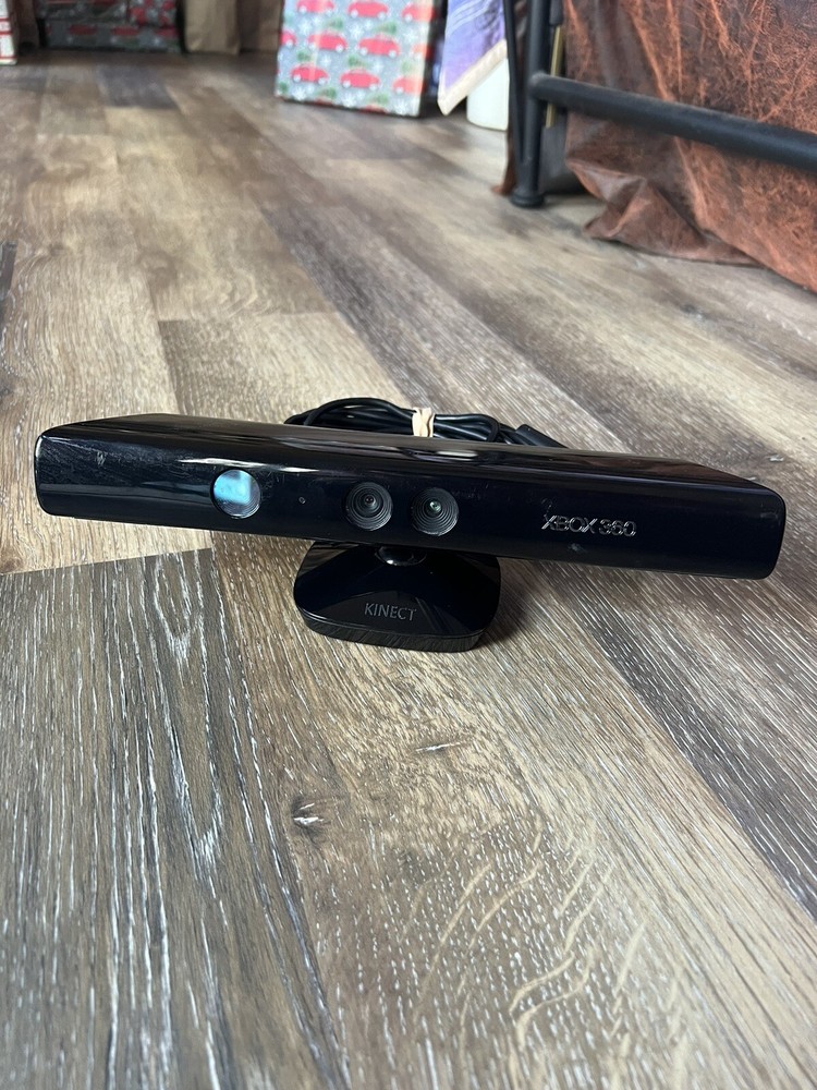 Microsoft Xbox 360 Kinect Sensor Bar Black Model 1414 Tested & Working