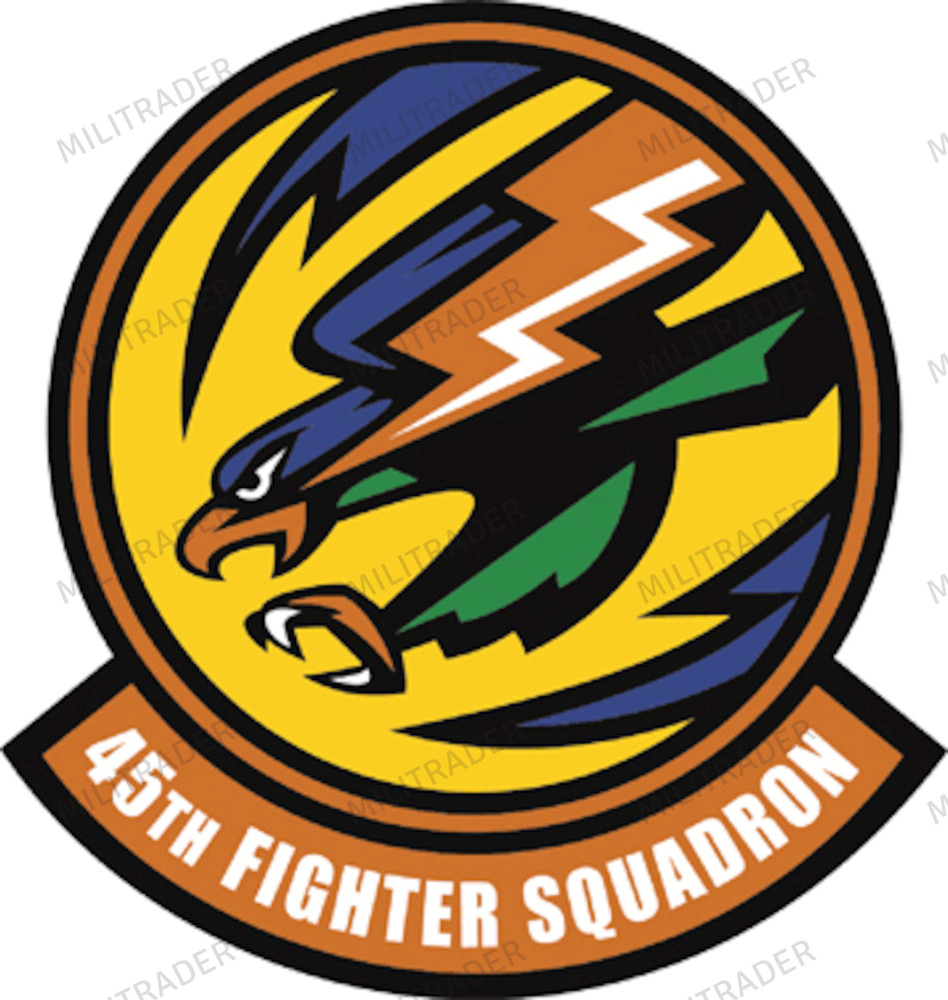 USAF 45th Fighter Squadron Self-adhesive Vinyl Decal