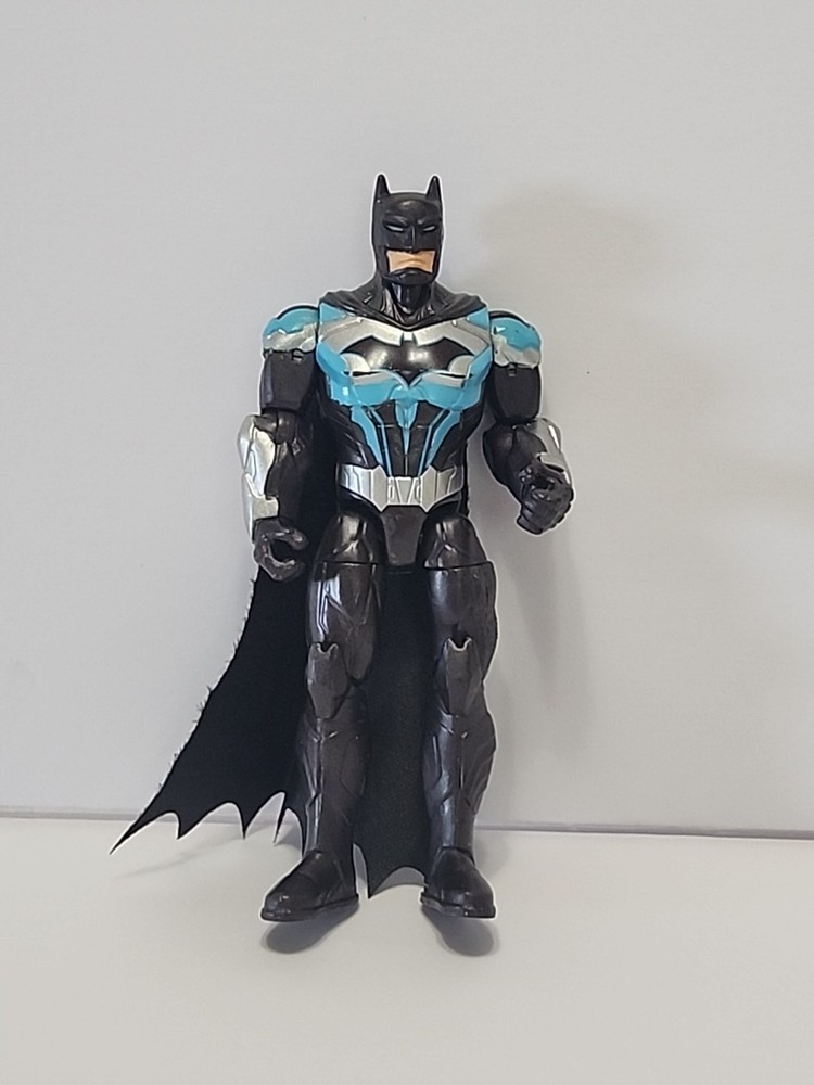 DC Comics Batman 4-inch Bat-Tech Batman Action Figure Light Blue & Black