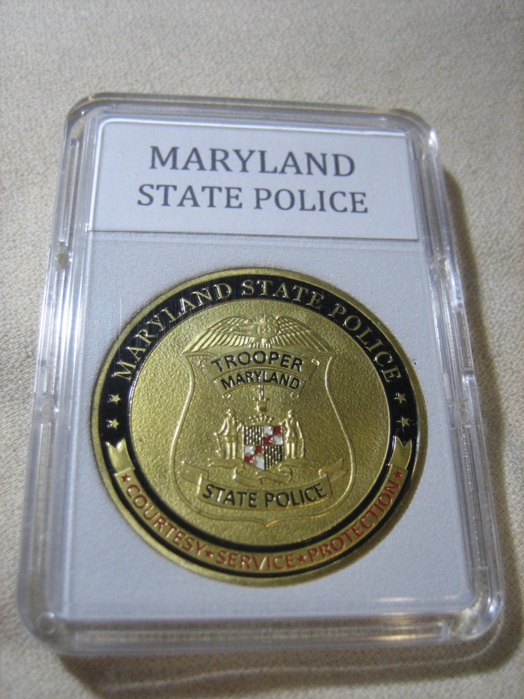 MARYLAND STATE POLICE Challenge Coin