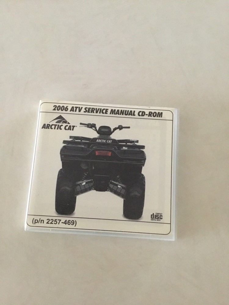 Arctic Cat Atv 2006 Service Manual CD 2257-469