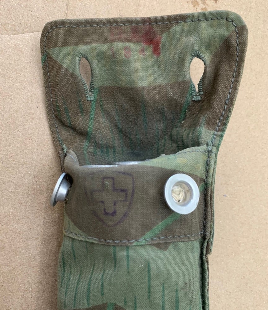 WWII Swiss Zeltbahn Tent Pole Set