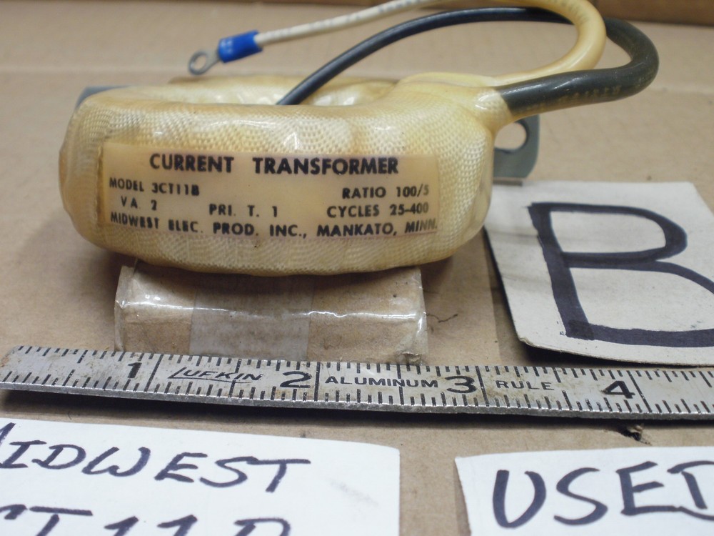 Crompton, Midwest, Westinghouse Current Transformers, New & Used