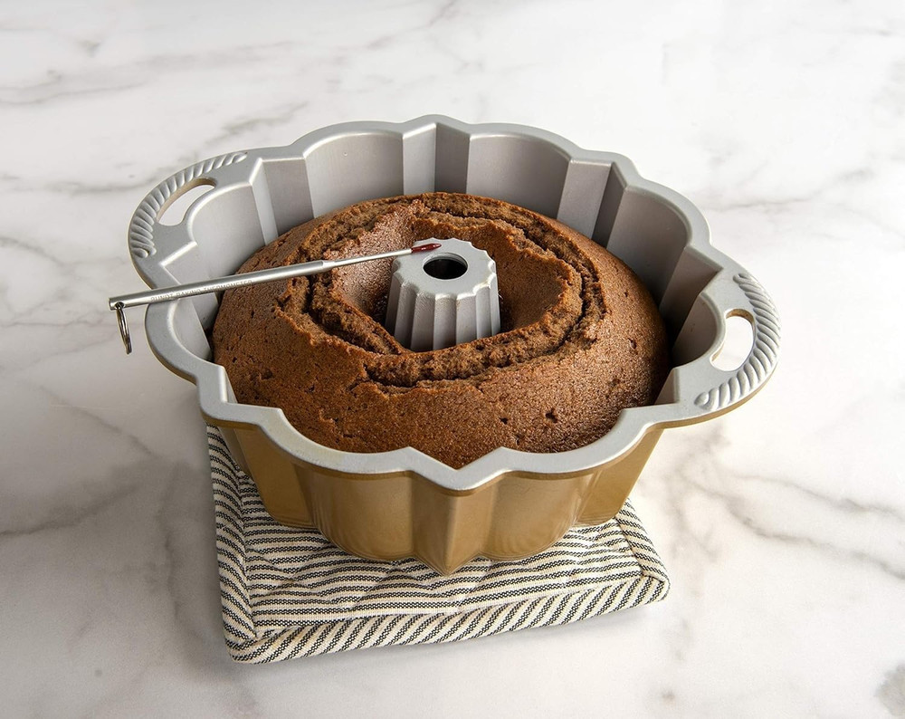 Bundt Reusable Cake Thermometer Silver