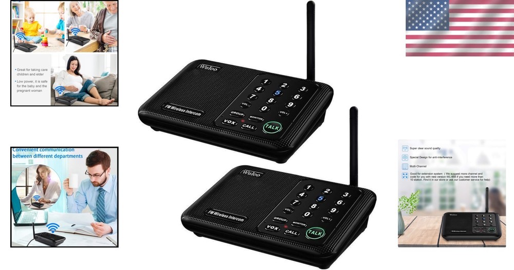 Modern Wireless Intercom System - Room to Room Communication