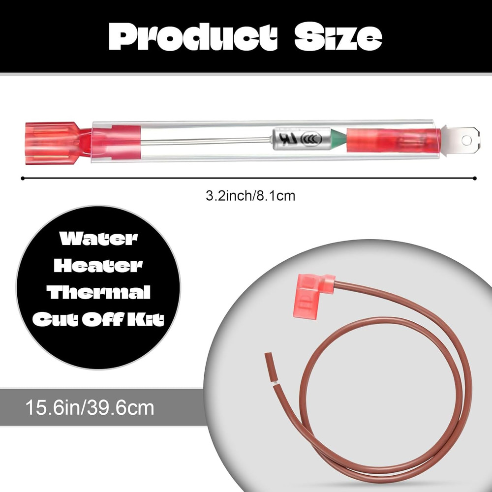 5 Pcak Water Heater Thermal Fuse Breaker Kit, RV Water Heater Thermal Fuse Repla