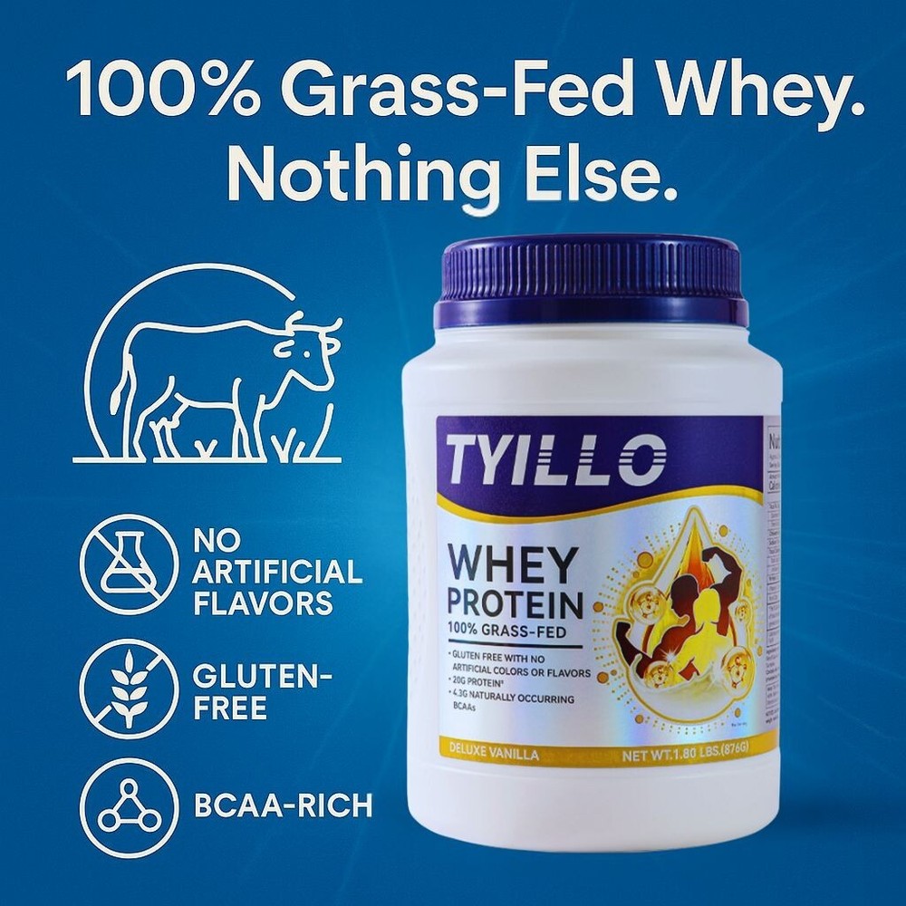 Whey Protein – 100% Grass-Fed | Fast Absorption & Lean Muscle Support – 876g