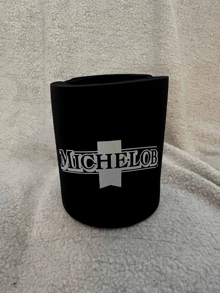 Michelob Label Stiff Sided Rubber Koozie