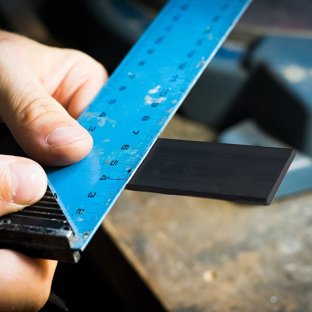 Neoprene Solid Rubber Strips with Adhesive Backing 1/8 (.125)" Thick X 3" Wid...
