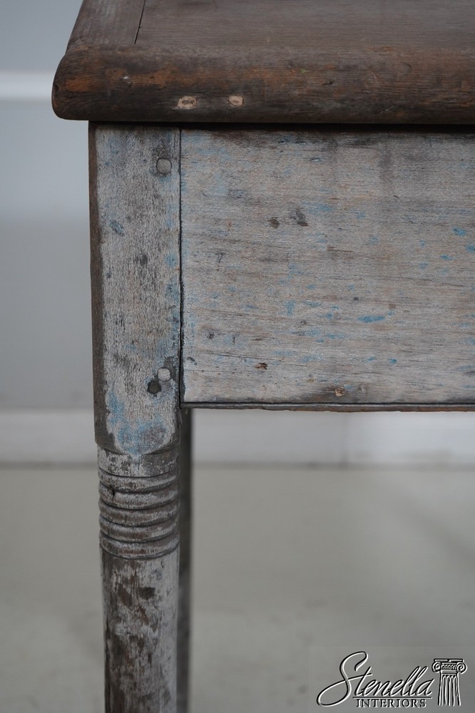 LF62864EC: Antique Early American Primitive Schoolmaster's Desk