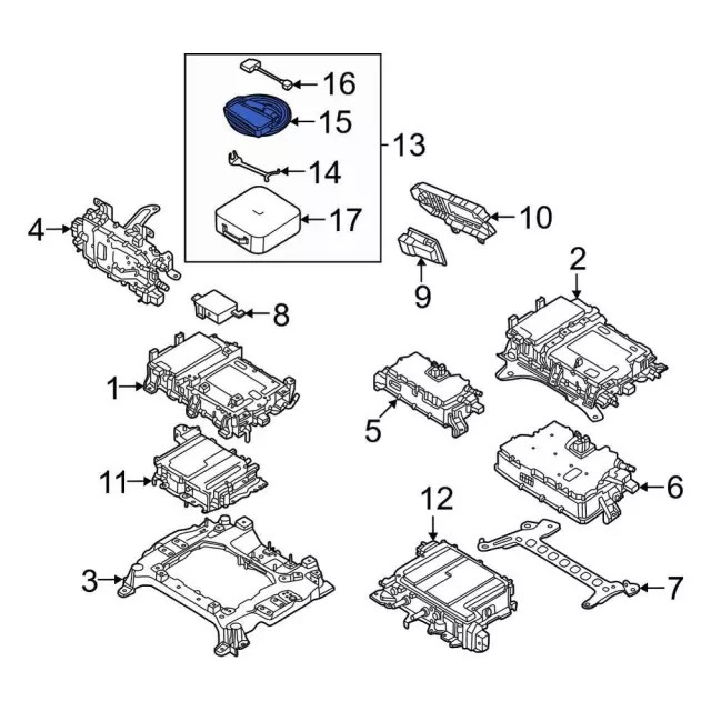 Genuine Ford Cable LJ9Z10B706N