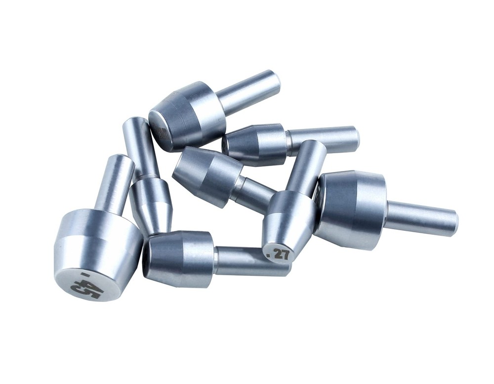 McJ Tools Reloading Case Trimmer Pilot Set:.22/.24/.27/.28/.30/9mm/.44/.45cal