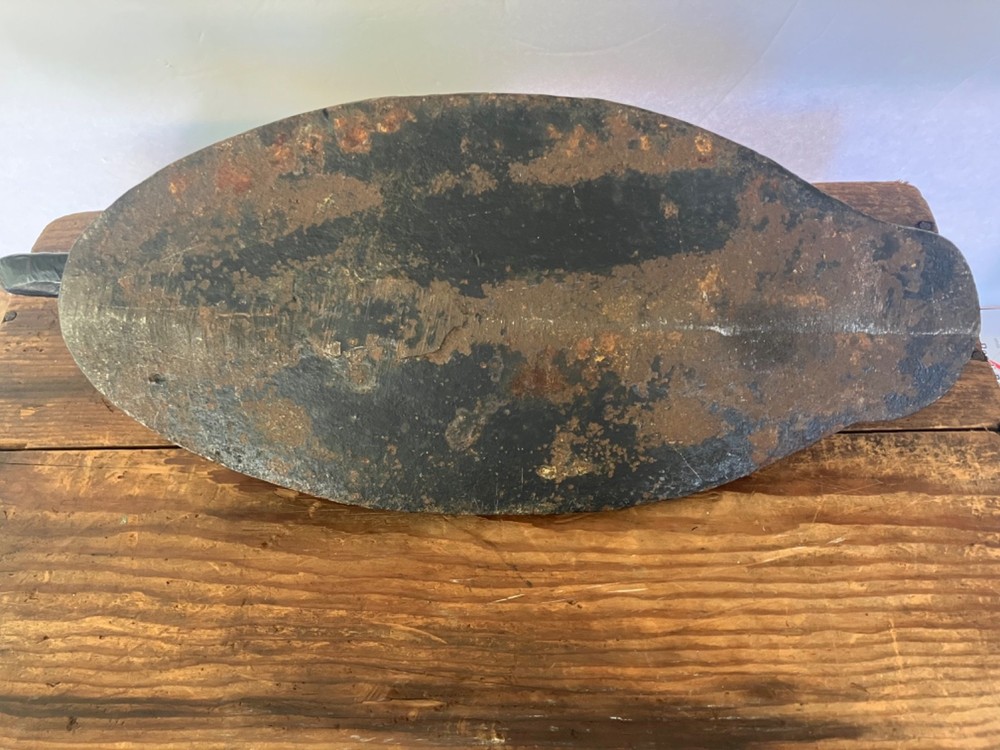 ANTIQUE USA CIRCA 1890 CAST IRON DUCK BOOT SCRAPER