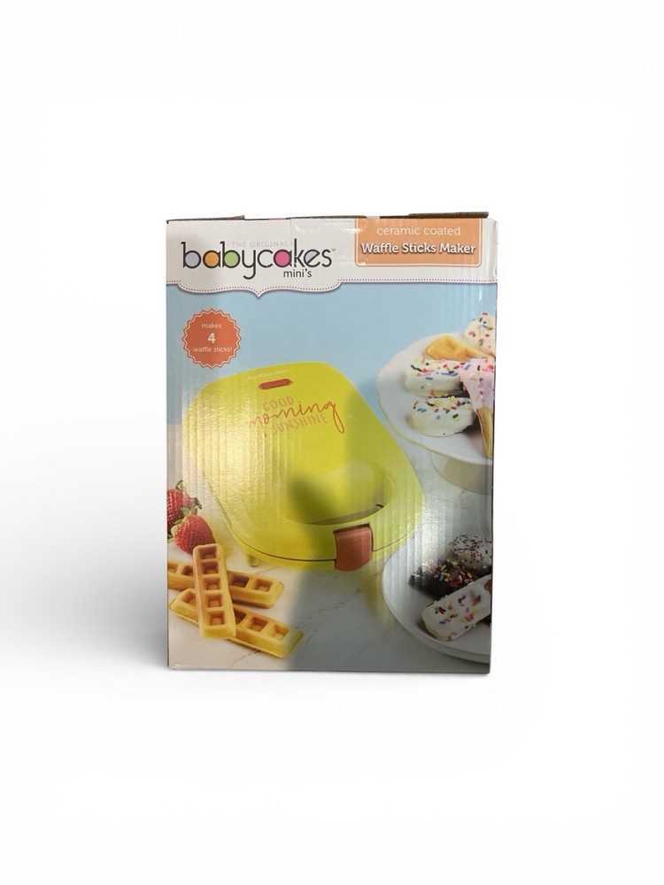 Babycakes Mini Waffle Sticks Maker Ceramic Coated Nonstick