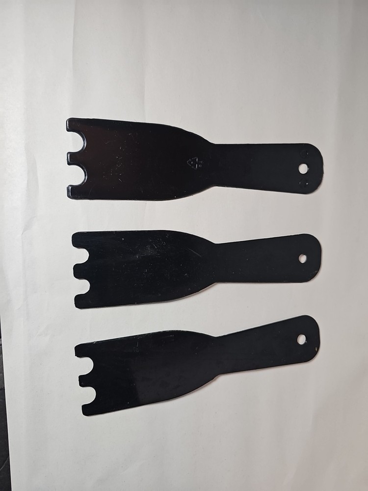 3 George Foreman Grill Black Spatula Fork Cleaner Replacement Part Cleaner Tools