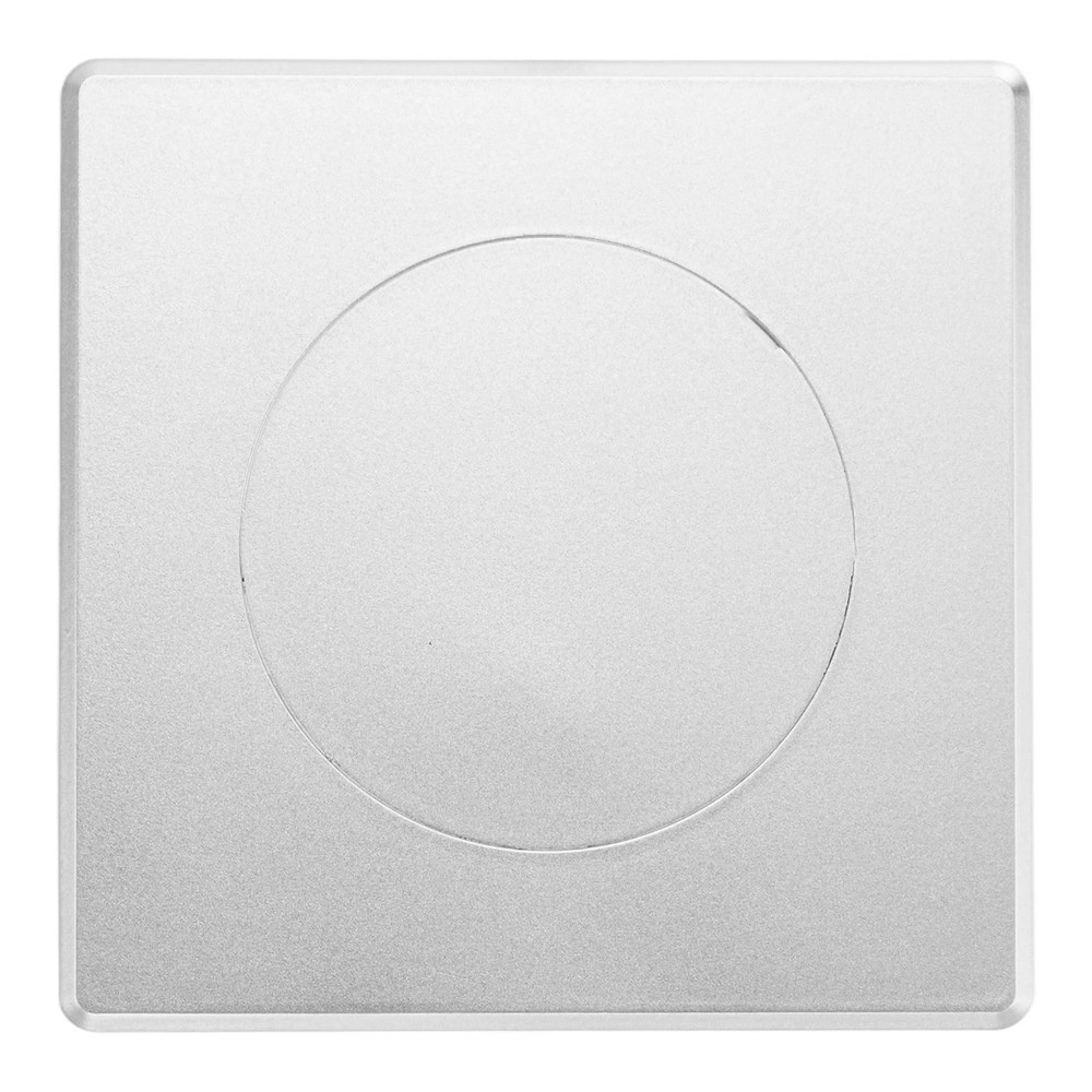 1-Pack Access Panel for Drywall, 4x4" Plastic Removable [Silver Tone, Round]