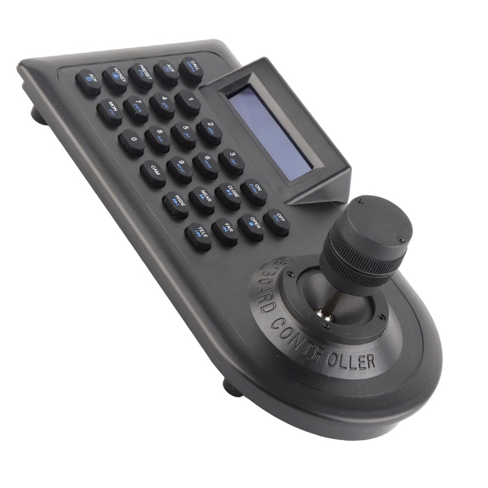 US Plug 3D PTZ Camera Controller Strong Compatibility LCD Display With