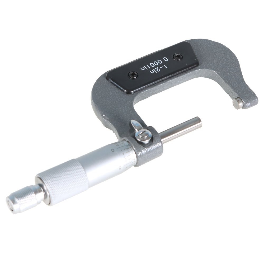 1" - 2" High Precision Outside Micrometer 0.0001" Carbide Micrometer Tool New