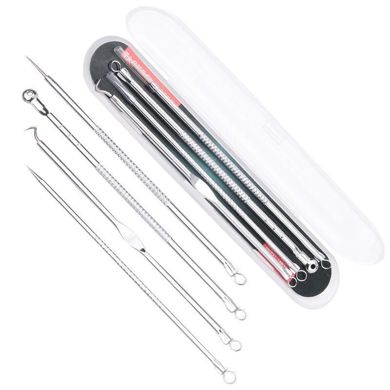 Premium Quality 4 pcs Acne Blackhead Removal Needles Stainless
