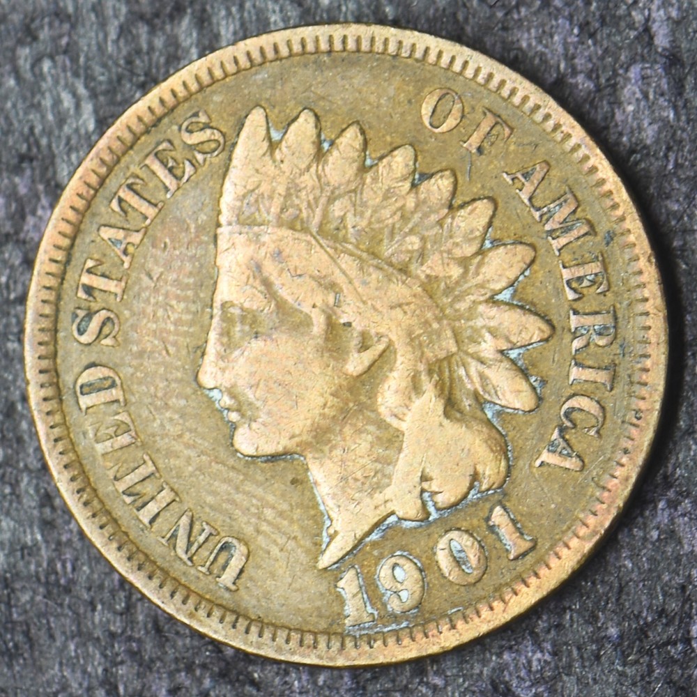 1901 Indian Head Cent 1C- COINGIANTS -