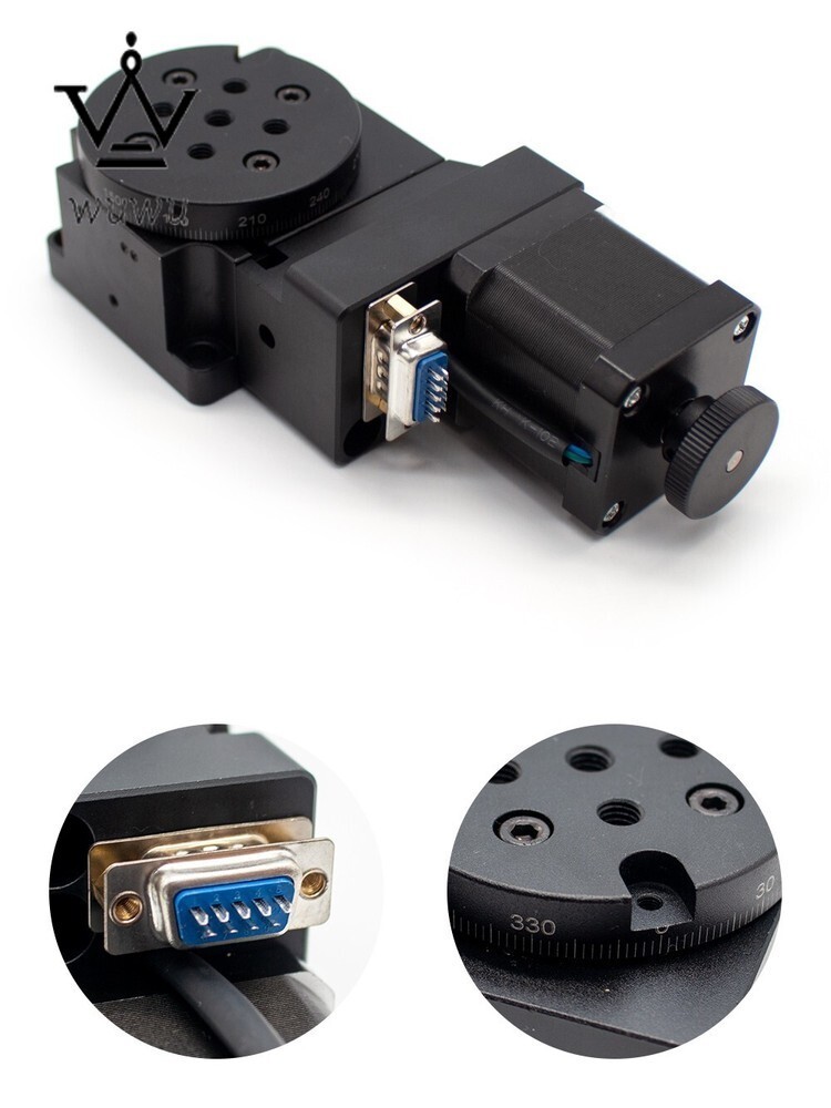 360° Turntable Motorised Rotating Stage 60mm Diameter Precision Index Table