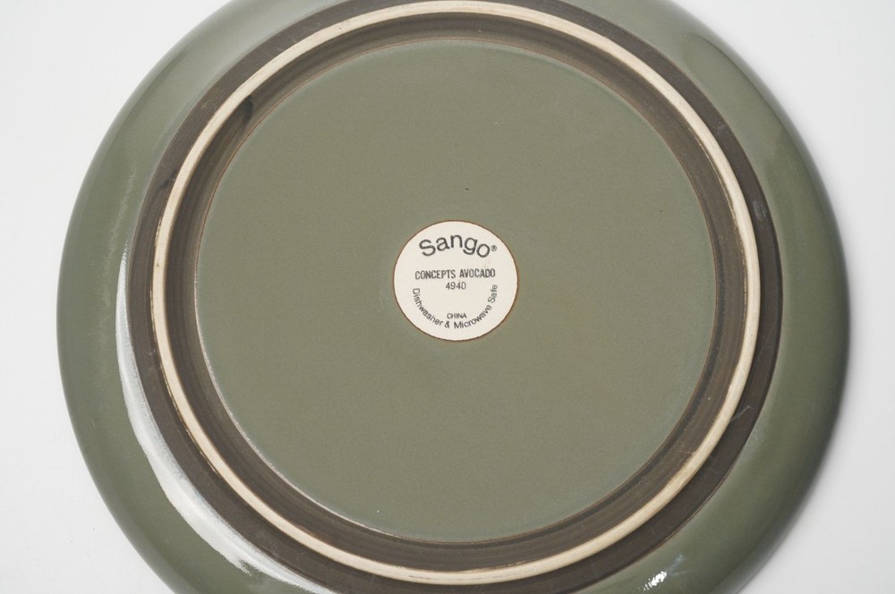 Sango Concepts Avocado Stoneware 11.25" Dinner Plate 1-Piece