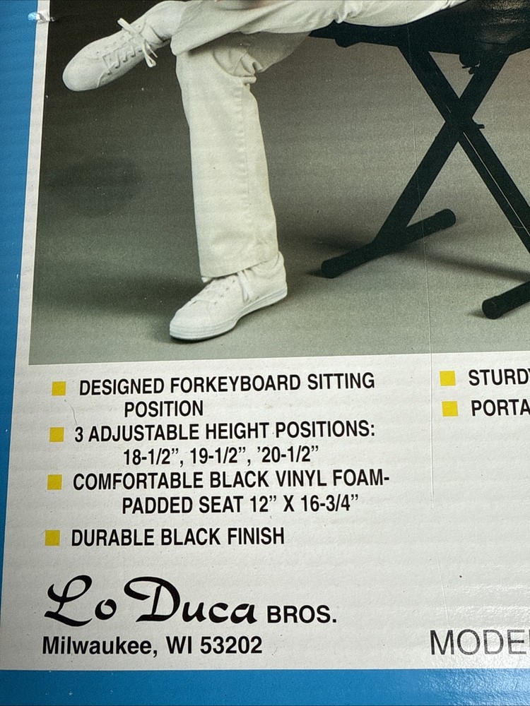 Height Adjustable Keyboard Bench