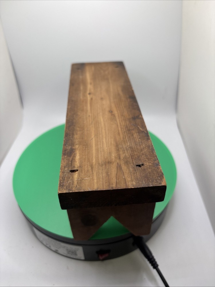 Smith’s Tri-Hone Sharpening System Base Wood Knife Sharpener Stand Vintage