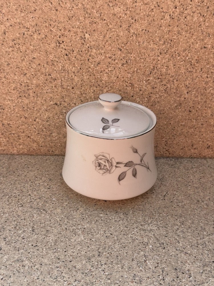 Silver Rose by Creative Manor  Sugar Bowl And Lid