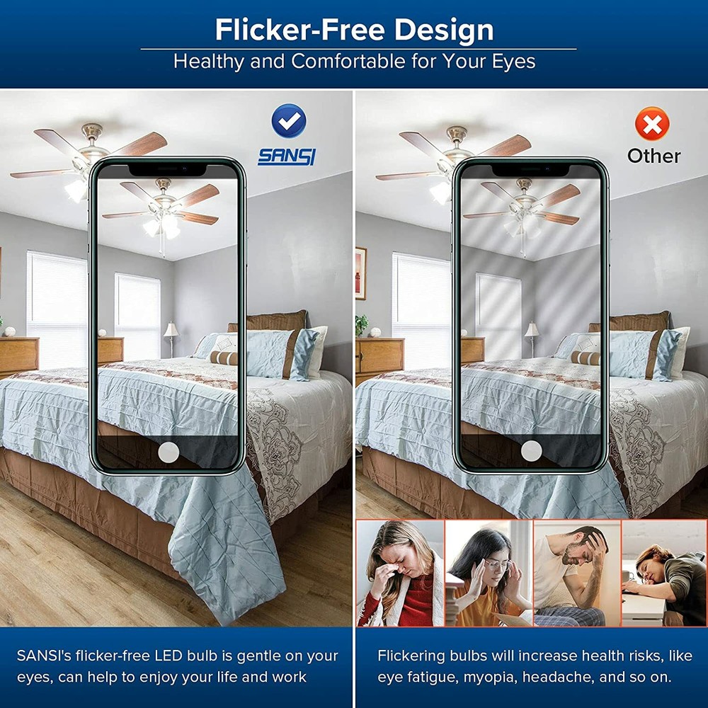 4000lm 2 Pack 27W LED Light Bulb Energy Saving Efficient 5000K Daylight LED Lamp