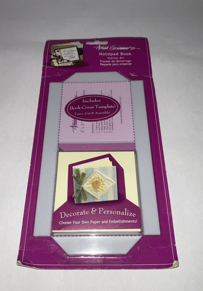 Arnold Grummer's #1601 Notebook Starter Kit  3” X 3” Book
