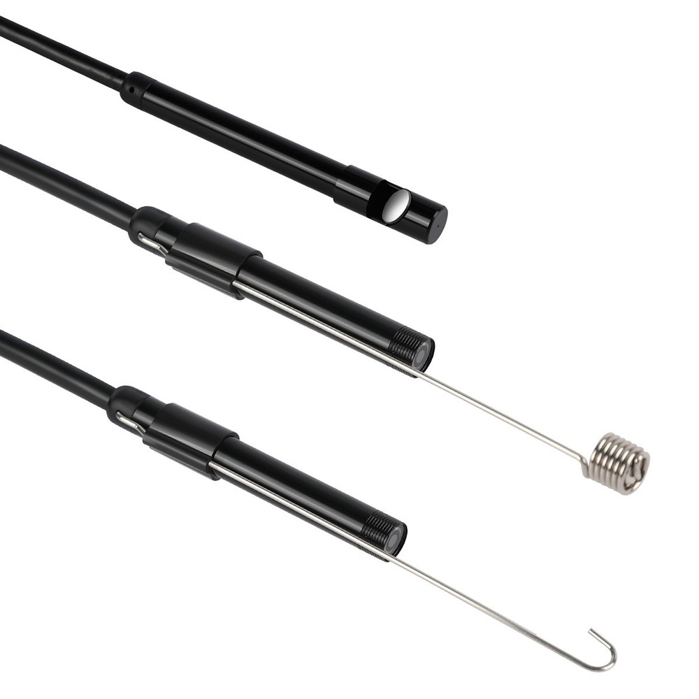 USB 6LED Snake Endoscope Borescope HD Inspection Camera Scope For Android Type C