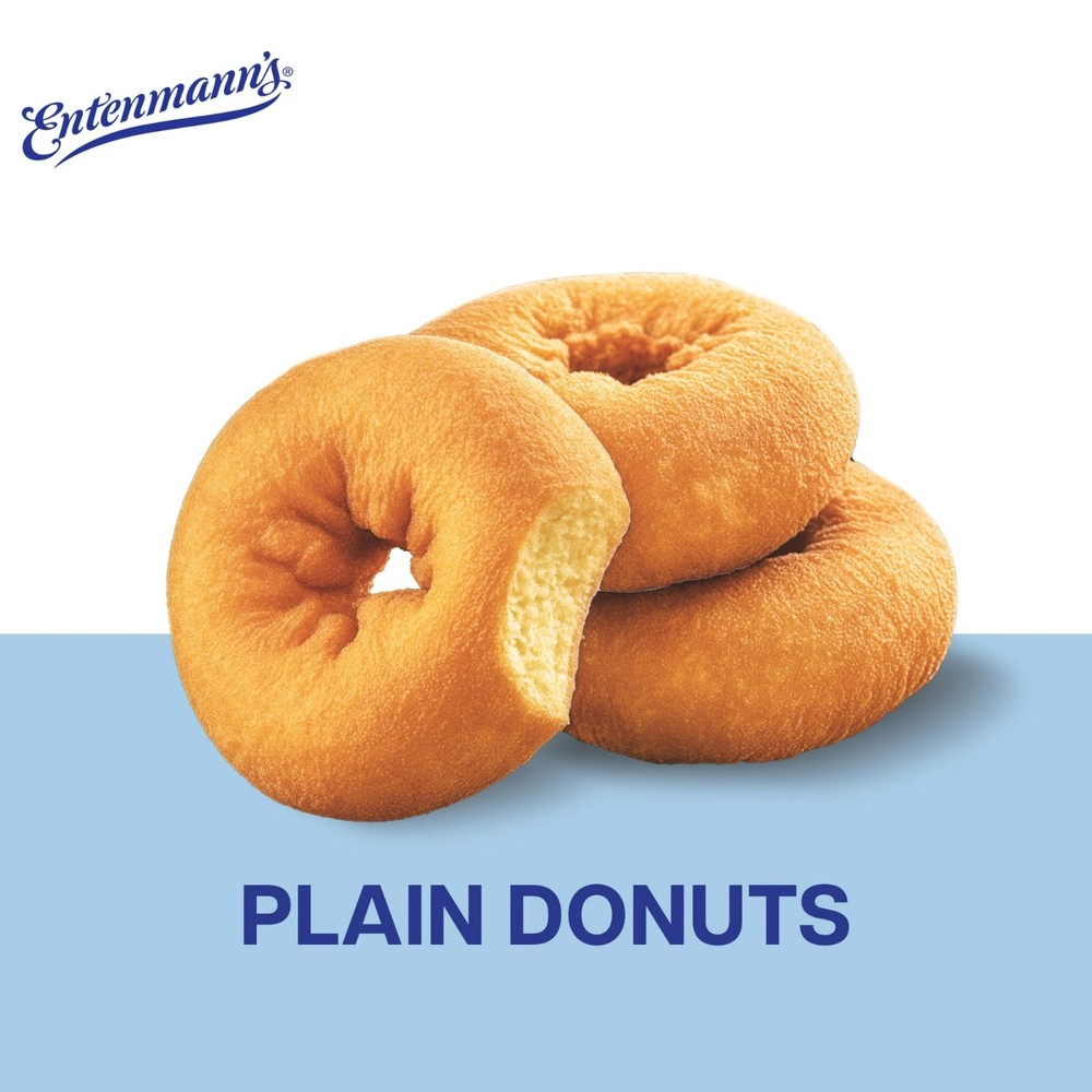 Entenmann's Soft'ees Plain Donuts, 12 Count, Donuts, 17 oz Box