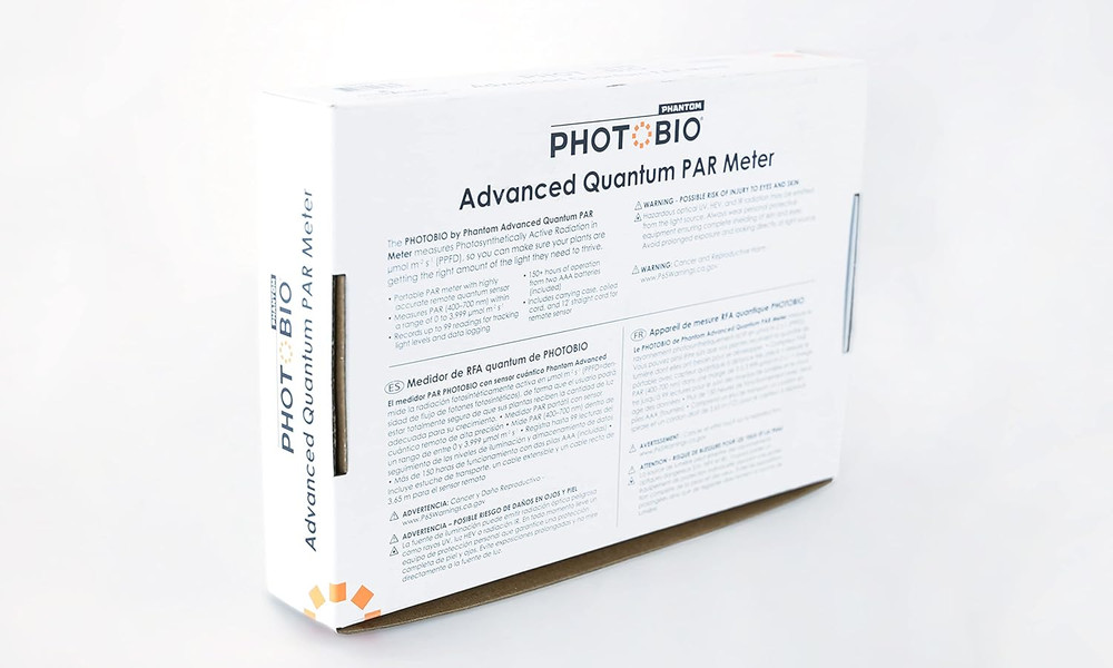 LGBQM2 Advanced Quantum Sensor PAR Meter (Micromoles), Measure Light Intensity