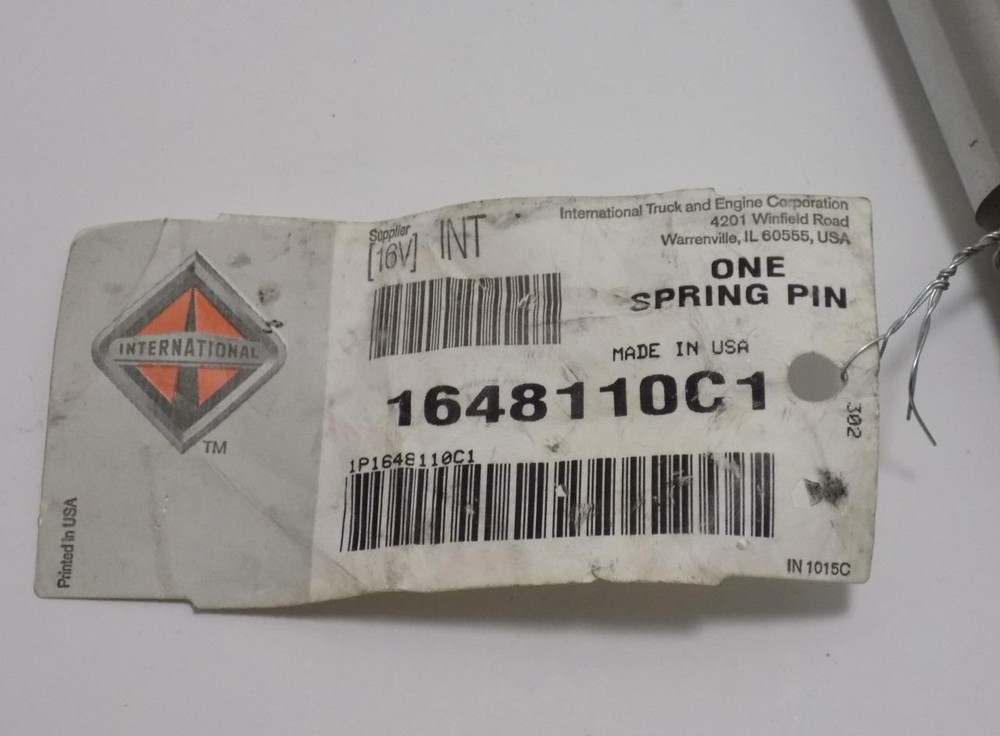 International 1648110C1 OEM Spring Pin