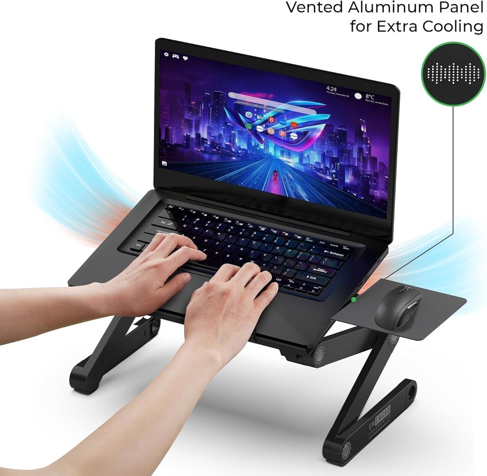 Foldable Cooling Computer Holder