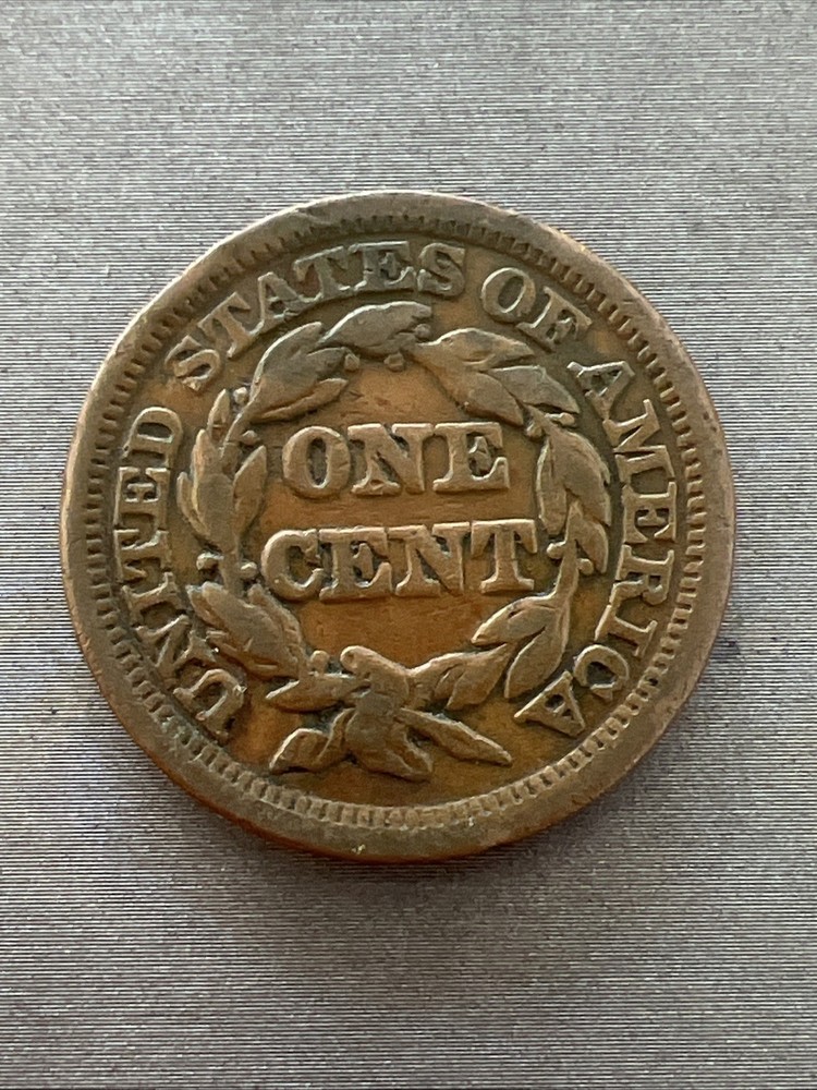 1848 Braided Hair Large Cent #1006