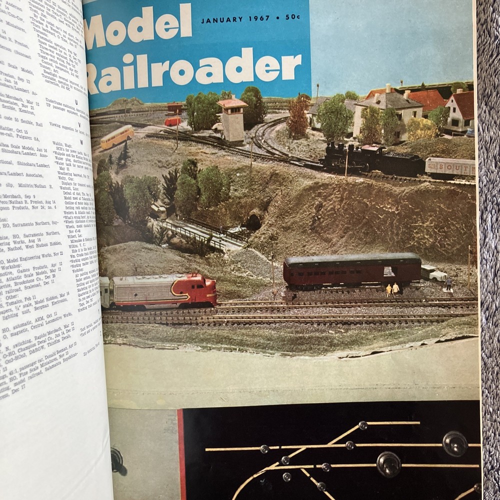 Model Railroader Vol.34-Bound Volume 1967–12 Issues