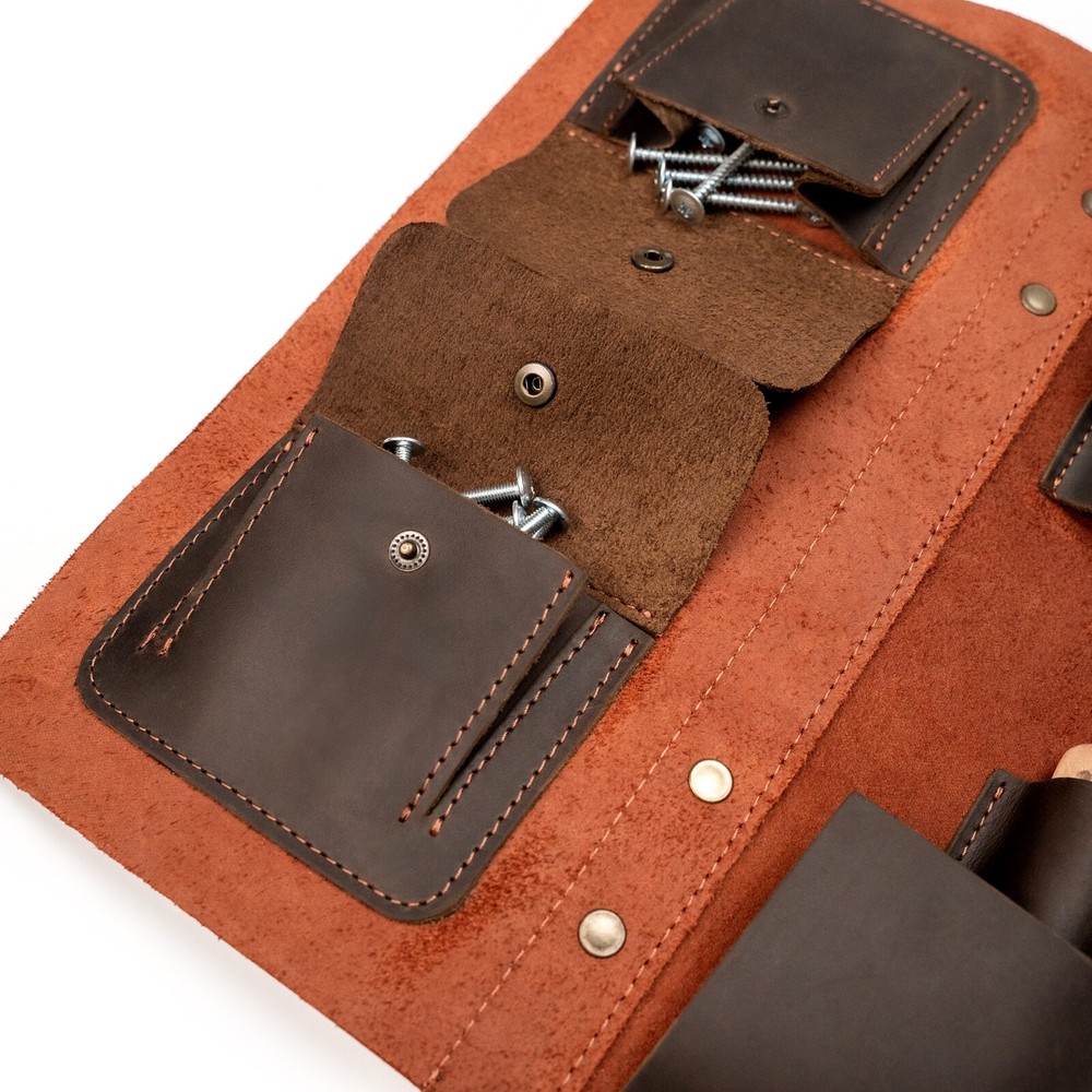 LC_TH_17 – Multi-Functional Leather Tool Roll BeaverCraft