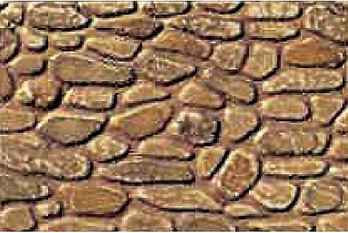 JTT Patterned Plastic Field Stone (2) - HO Scale Model Railroad Building