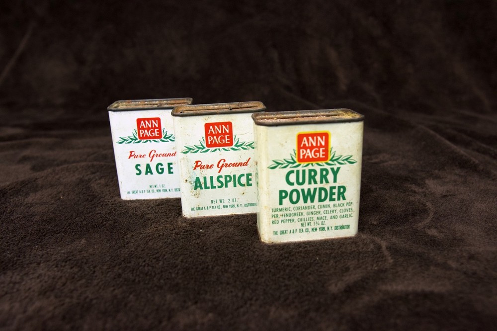 Ann Page Vintage Spice Tins