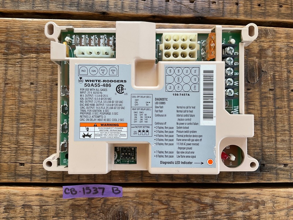 Furnace Control Board 50A55-486 White-Rodgers