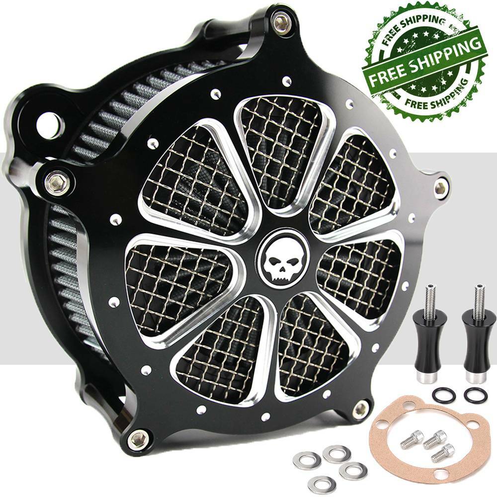 Contrast Cut Air Cleaner Intake Filter For Harley Dyna Softail Touring Road King